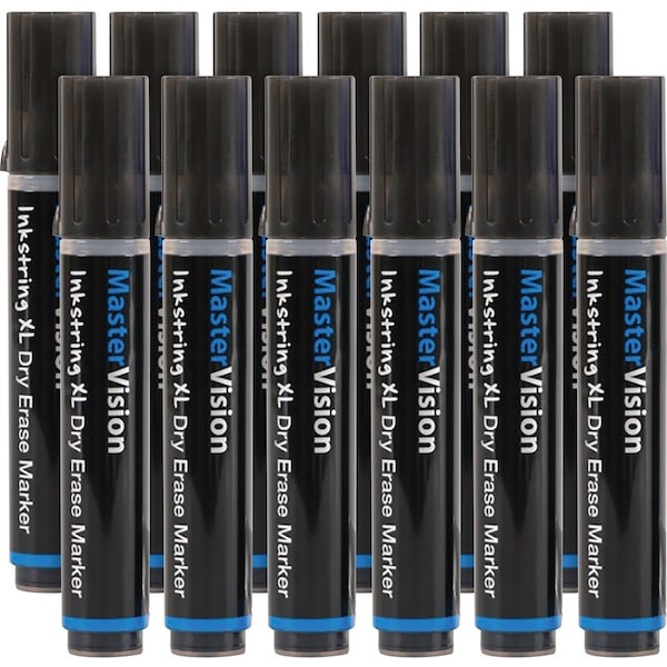 Markers, Inkstring, Gel, 3mm Bullet Point, 12/PK, Black PK